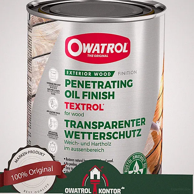 Textrol hell 1l Owatrol Holzschutz Öl Holzöl Holz Schutz Pflege Holzmöbel