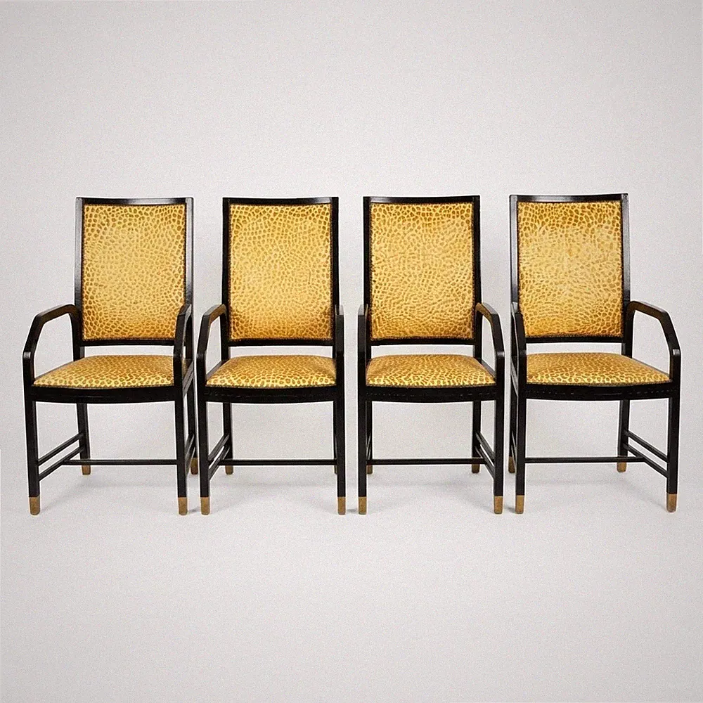 Thonet Armlehnstuhlt Thonet Vienna Etikett Art Deco Bauhaus Vintage 1 von 4