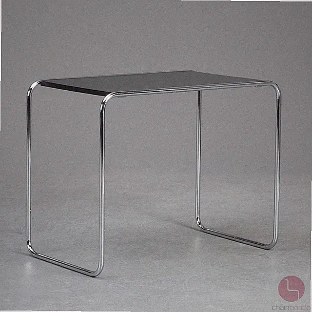 Thonet B9 Beistelltisch Schwarz Bauhaus Tisch Satztisch verchromt Vintage 1980er