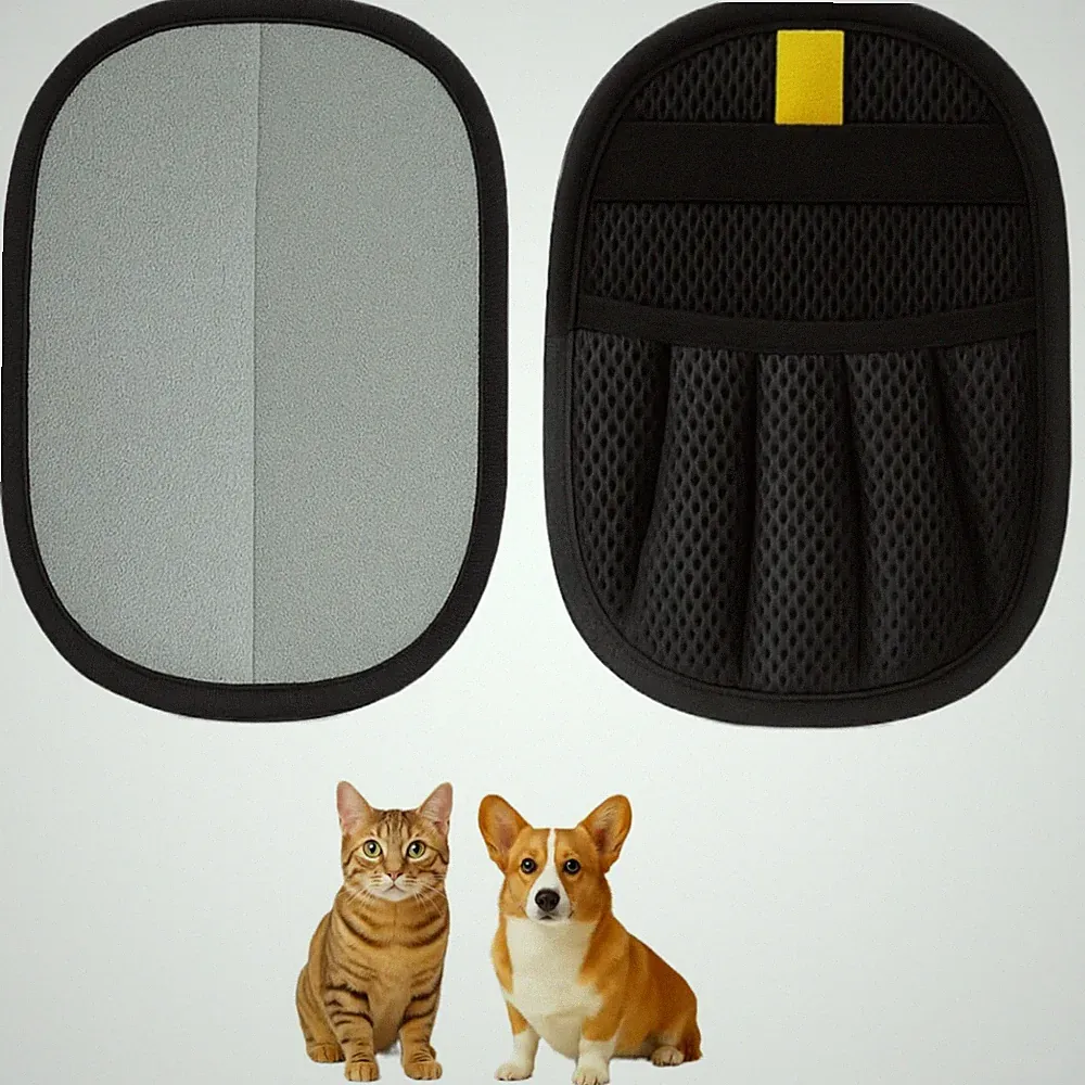 Tierhaarentferner Handschuh 2er Set Elektrostatisch Möbel Kleidung Sofa