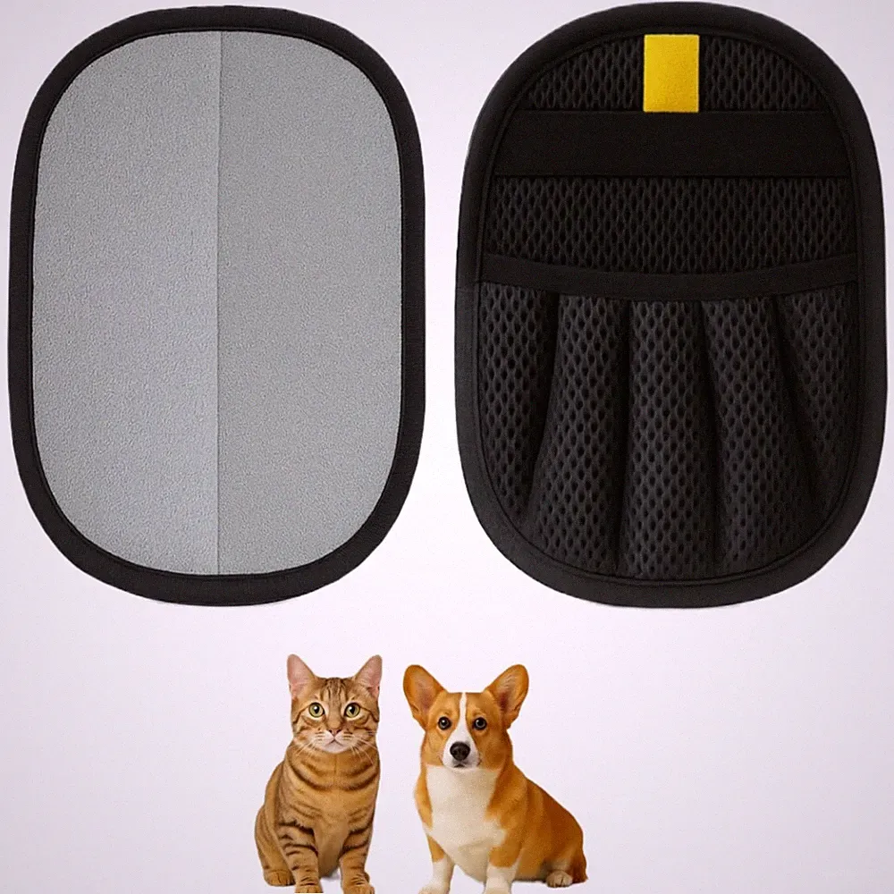 Tierhaarentferner Handschuh 2er Set Haustierhaare Möbel Kleidung Sofa