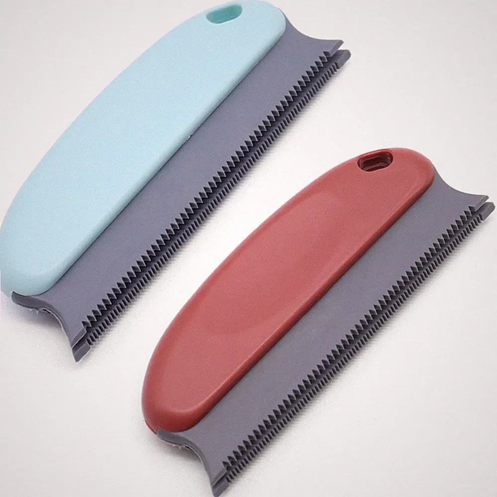 Tierhaarentfernerbürste für Teppiche, Kleidung, Möbel - 2 Stück Set