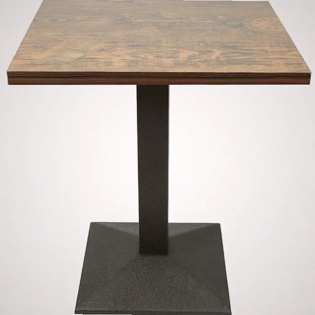 Tisch 60x60 cm Bistrotisch quadratisch Esstisch Industriestil Innen Außen