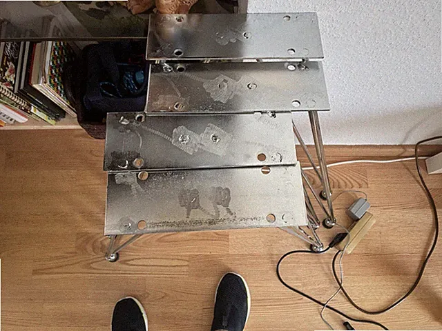 Tisch Beine Aus Edelstahl Schreibtischbeine