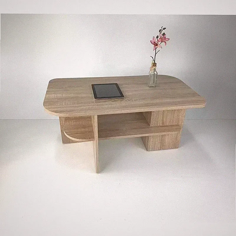 Tisch Couchtisch Fria Wohnzimmertisch Landhaus Sonoma Eiche hell Sägerau NEU