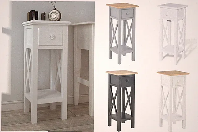 Tisch Couchtisch Konsolentisch Flurtisch Beistelltisch mit Schublade Ablagetisch