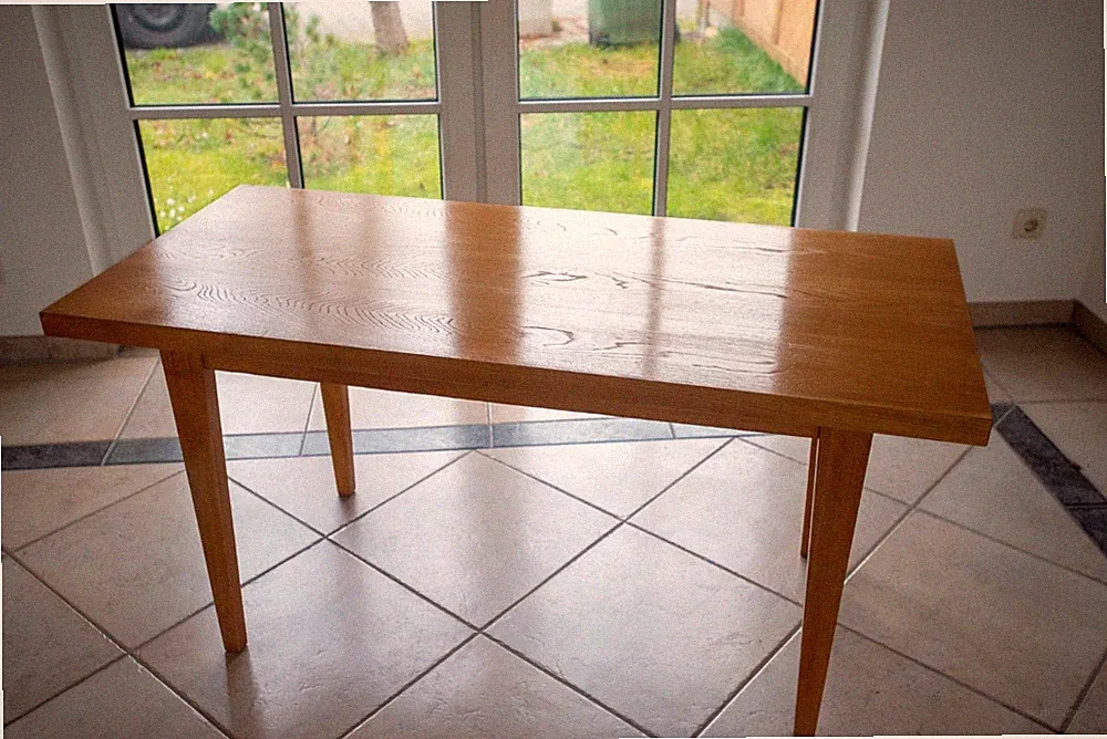 Tisch Esstisch / Couchtisch Hellerau 602 Bauhaus Franz Ehrlich Möbel