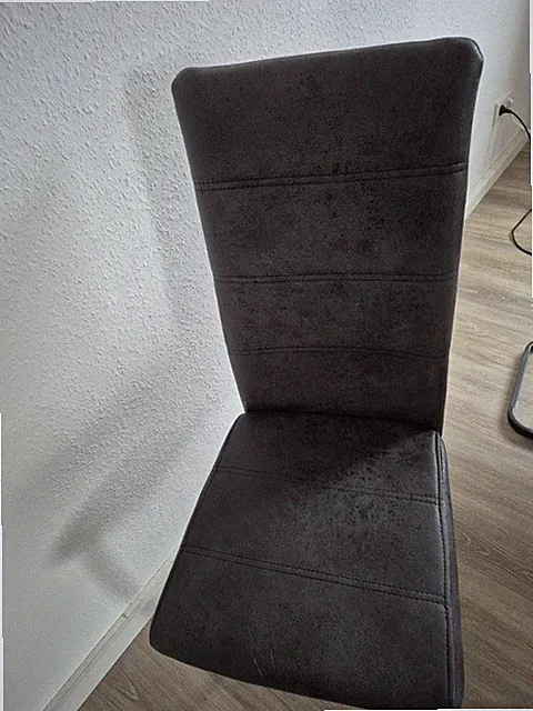 Tisch Mit 6 Stühlen Anthrazit Esstisch Mit Metallfüßen
