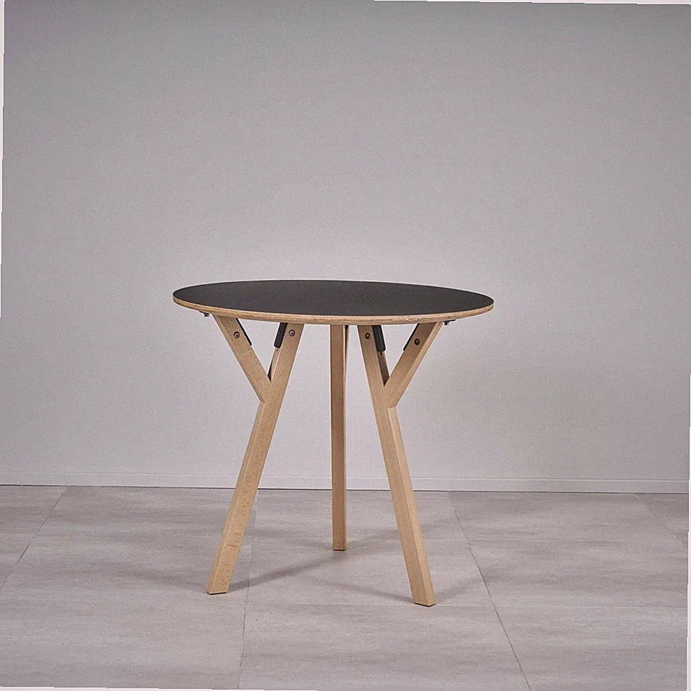 Tisch Rund 80 cm Holz Esszimmertisch Esstisch Küchentisch Skandinavisch SYLVAIN
