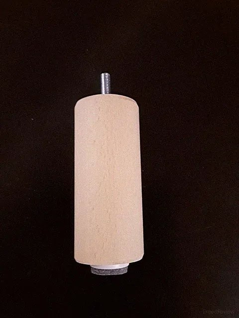 Tischbein Möbelfüße Holzbeine Tischbeine Buche L 8-75cm inkl.Zubehör montiert