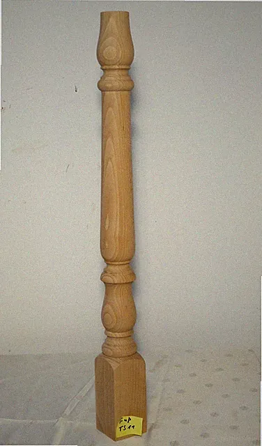Tischbeine Tischfuss Füsse massiv Buche TS11 76x7x7 cm natur gedrechselt Neuware
