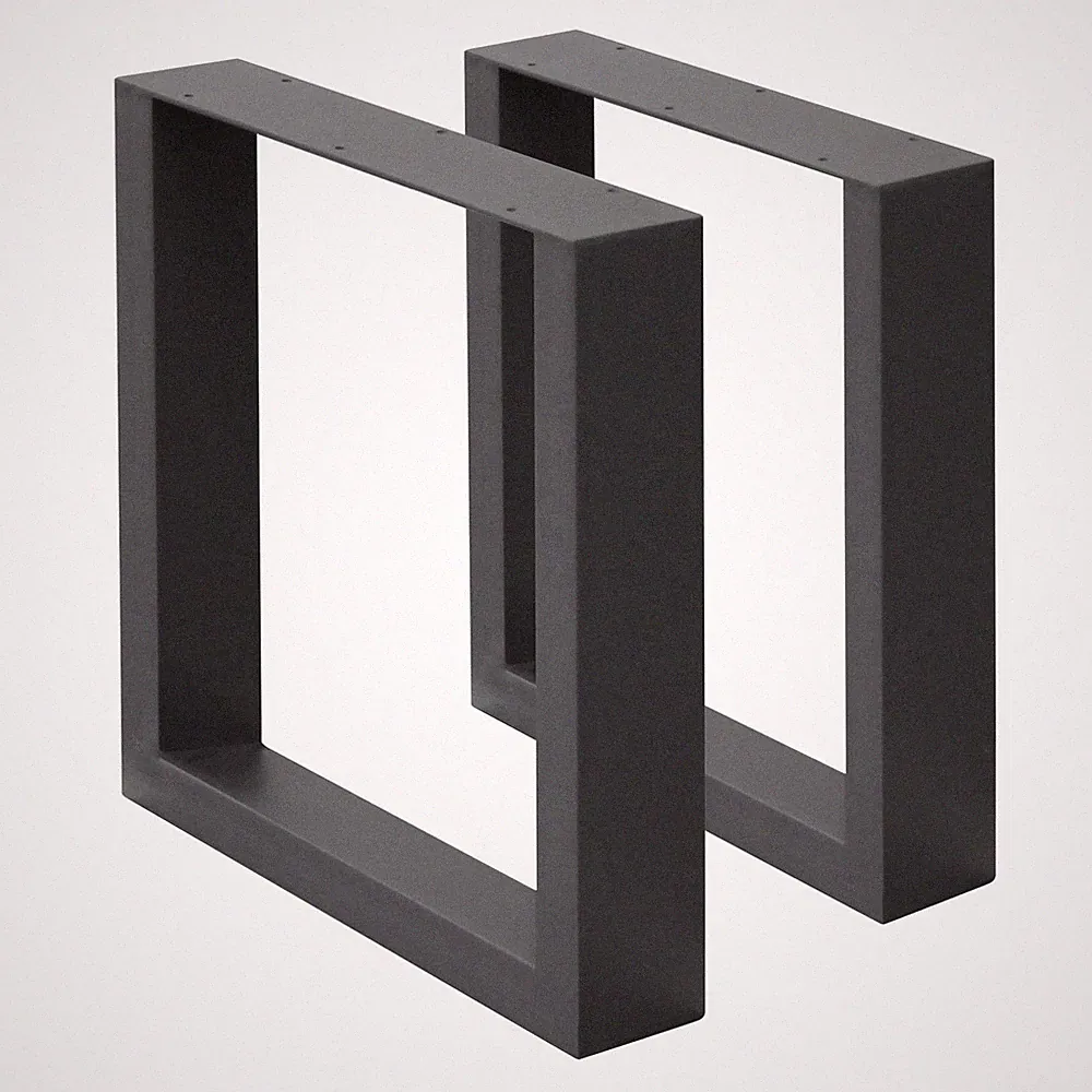 Tischbeine Tischkufen Tischgestell Bankkufen Bankbeine Stahl 30x43 cm Anthrazit