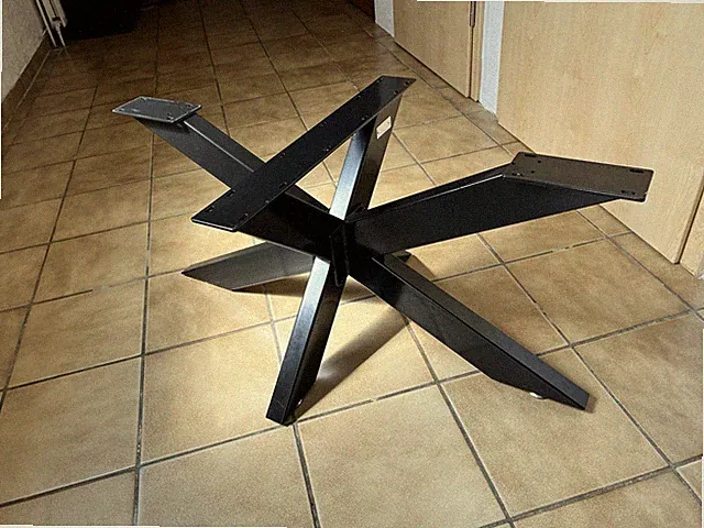Tischgestell Spider Kreuzgestell Tischbeine Tischuntergestell 98x58x43cm NEU