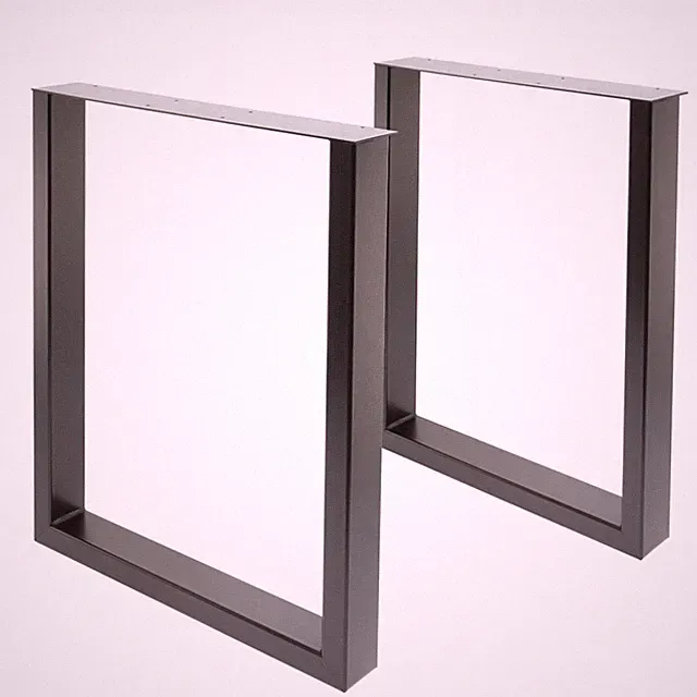 Tischgestell Tischbein U-Gestell Esstisch Schreibtisch Tisch Möbel Loft Stahl B