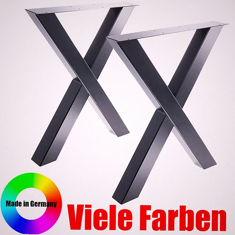 Tischgestell Tischbein X-Gestell Esstisch Schreibtisch Tisch Möbel Loft Tische