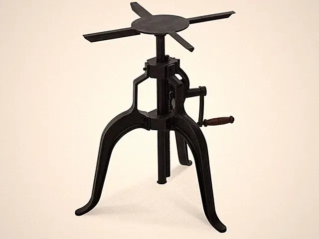 Tischgestell Tischunterteil Tischbeine Höhenverstellbar Industriedesign 72-120cm