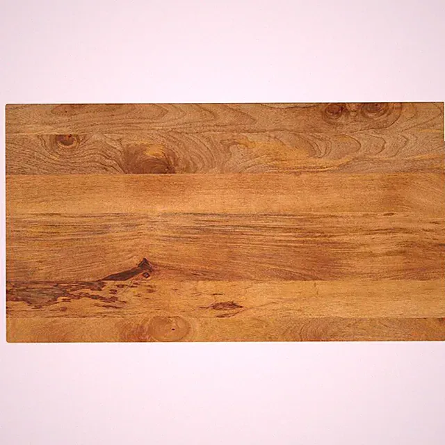 Tischplatte 100x60x2,5 cm Rechteckig Massivholz Mango
