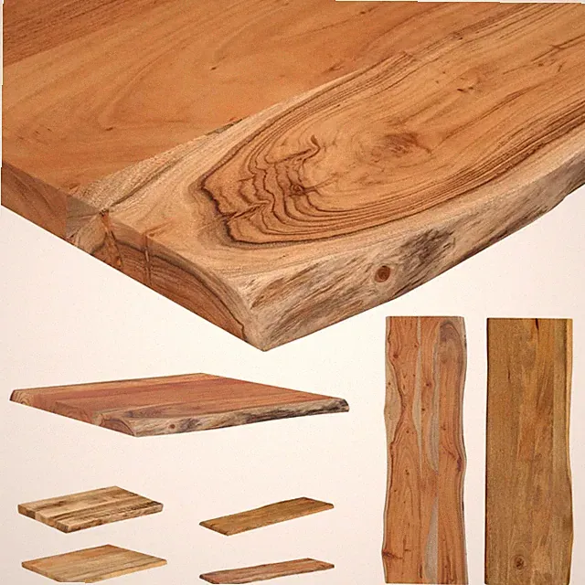 Tischplatte Baumkante Holztischplatte Ersatz Platte Möbelplatte Holzplatte A