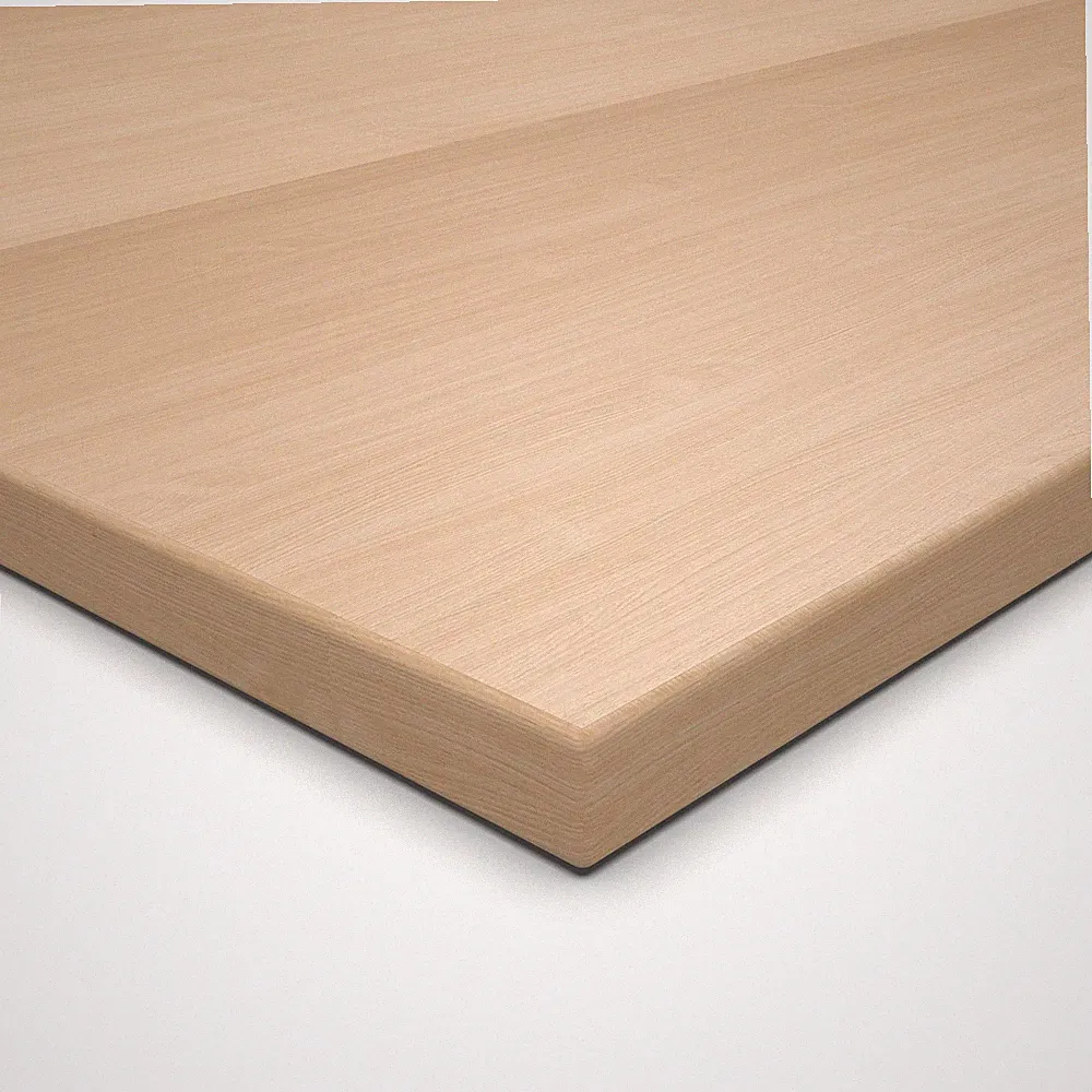Tischplatte Buche Hell 28mm Spanplatte ABS Kante Möbelplatte Schreibtisch