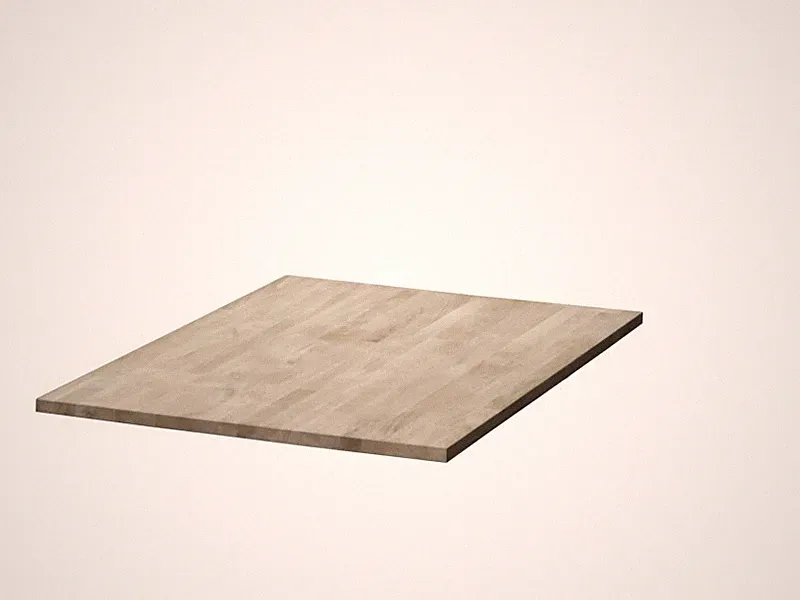 Tischplatte Eiche 180x80cm unbehandelt massiv Holz Tischplatte für - Wie Neu