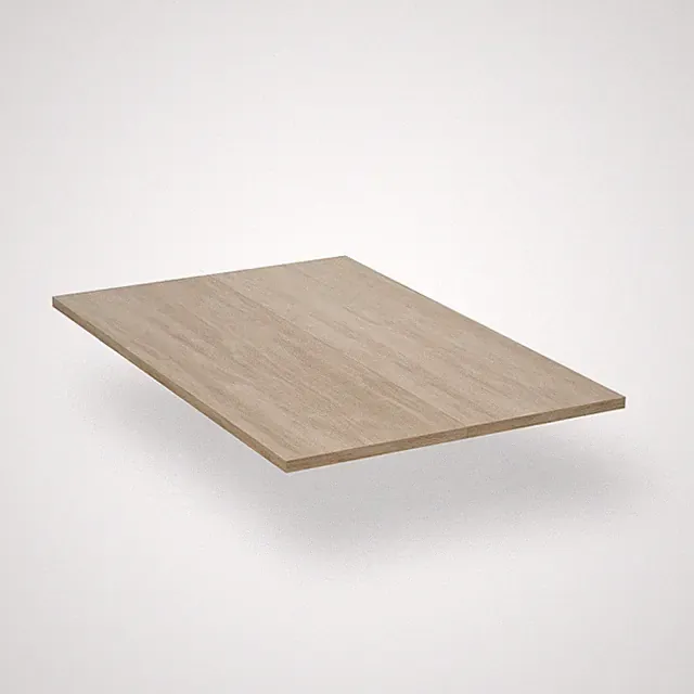 Tischplatte Holz Arbeitsplatte Holzplatte 120x80 Industriedesign Minimalistische