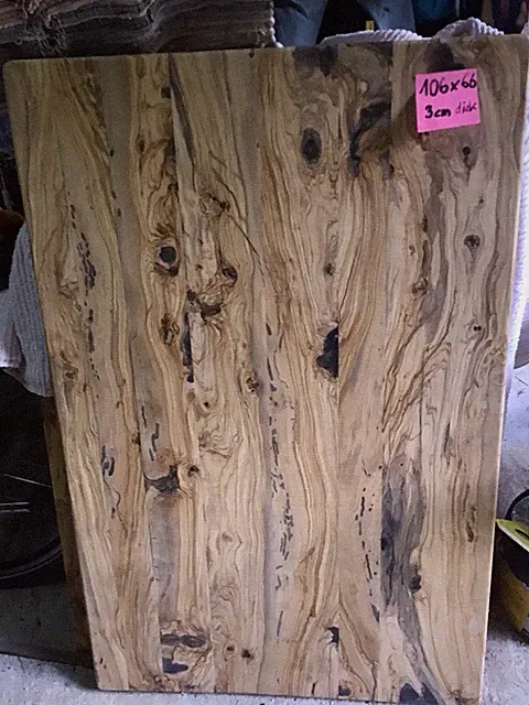 Tischplatte Olivenholz massiv
