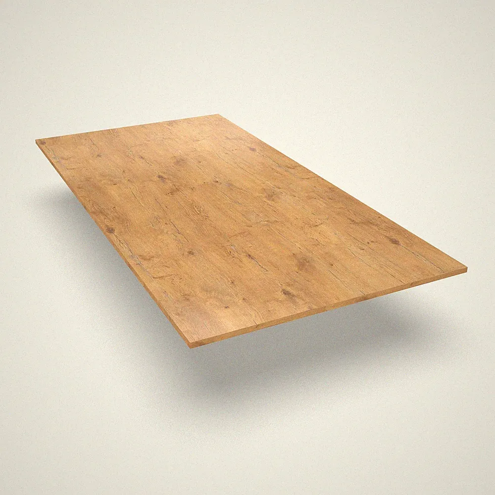 Tischplatte Pale Lancelot Oak 19mm Spanplatte ABS Kante Möbelplatte Schreibtisch