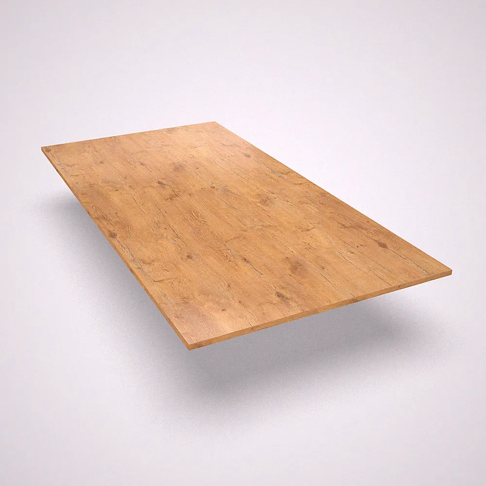 Tischplatte Pale Lancelot Oak 28mm Spanplatte ABS Kante Möbelplatte Schreibtisch