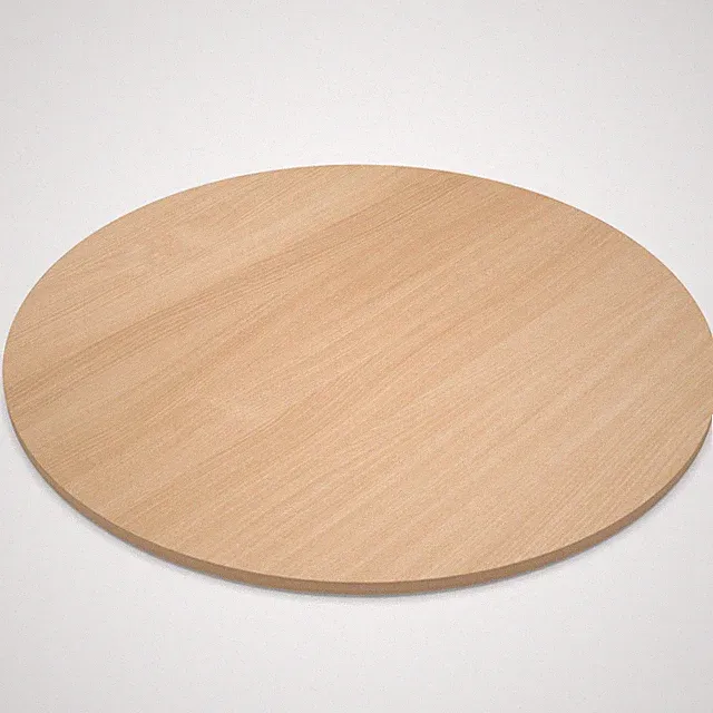 Tischplatte rund 28mm Dekor Spanplatte Buche Holz Esstisch Couchtisch