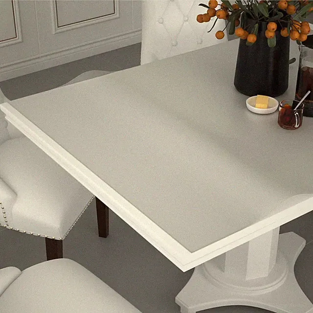 Tischschutz Transparent PVC 100x60cm 1,6mm Kratzer Wasserdicht Robust Matte