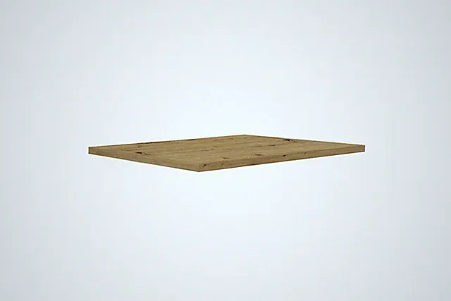 Tischsystem Tischplatte aus Holzwerkstoff in Artisan Eiche, 140 x 3,8 x 90 cm