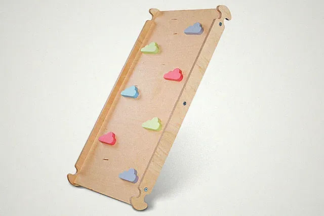 tiSsi® Rutsche mit Kletterwolken pastell bunt