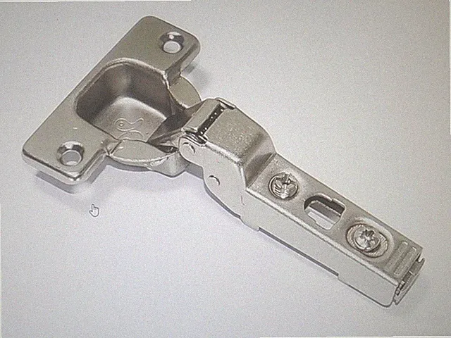 Topfband, Topfscharnier, Möbelscharnier, 110 °, vernickelt, Automatic Clips