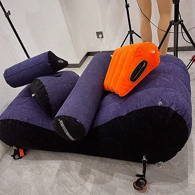 Toughage Aufblasbares Pillow Sexkissen Sofa Bett Kissen Möbel Matratze Keil DE