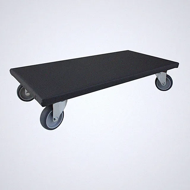 Transportroller 200 kg Möbelroller 300x600 Rollbrett Allzweckroller Gummirad