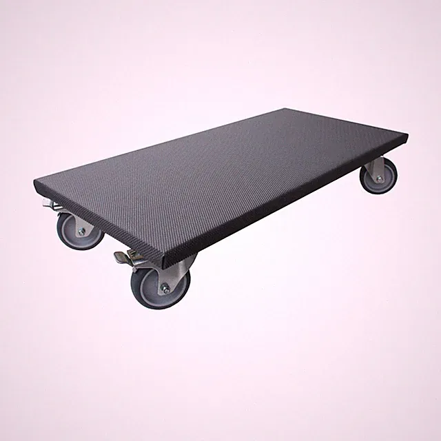 Transportroller 200 kg Möbelroller 300x600 Rollbrett Allzweckroller Gummirad A1