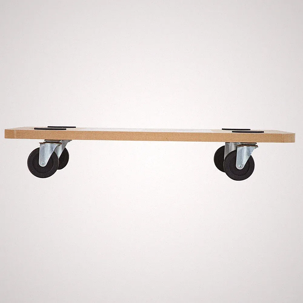 Transportroller bis 150 kg mit 4 Lenkrollen Rollbrett Möbelroller Transporthilfe