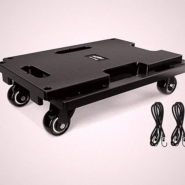 Transportroller Möbelwagen Umzugswagen Tragkraft 200 kg Schwarz