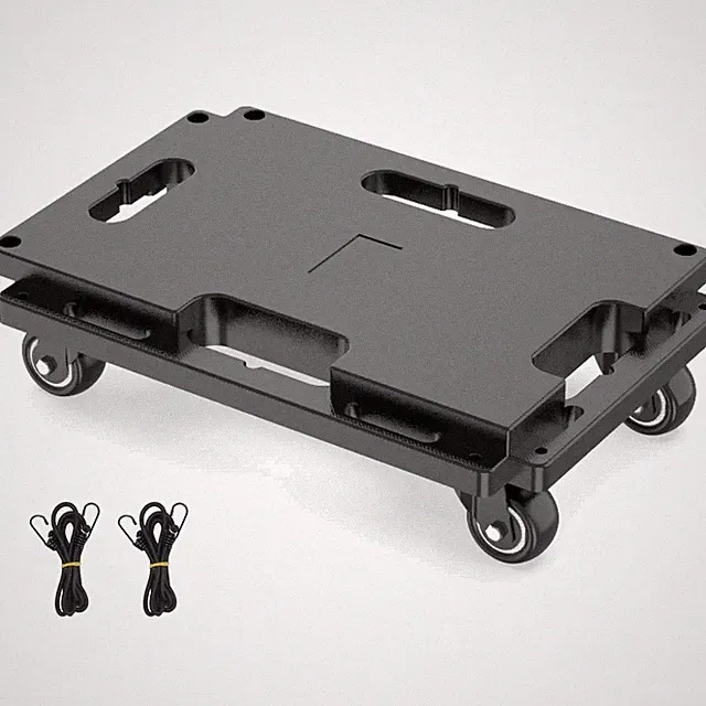 Transportroller Set 200kg Tragkraft Koppelbar Möbeltransportwagen robust schwarz