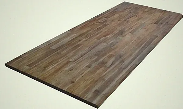 Trendline Tischplatte Akazie geölt 200 x 80 cm x 40 mm Möbelbauholz