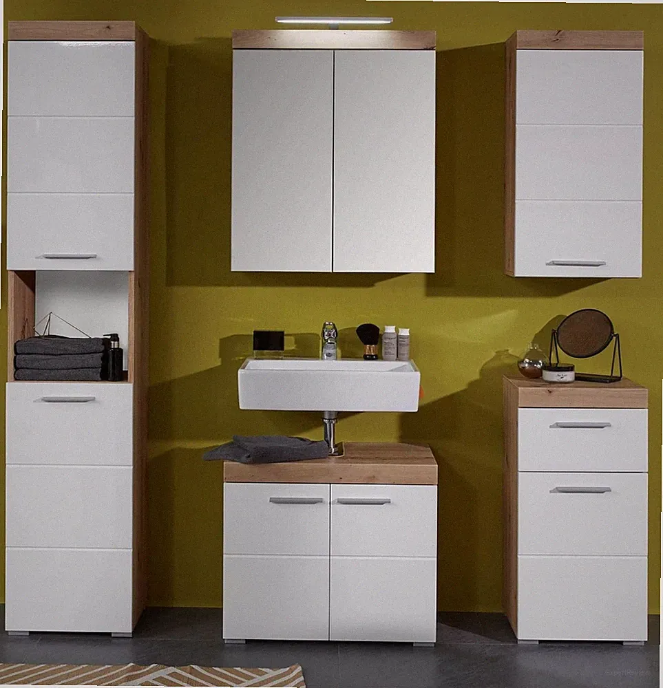 trendteam smart living - 5-teiliges Bad-Set inkl. Beleuchtung - Bad - Amanda