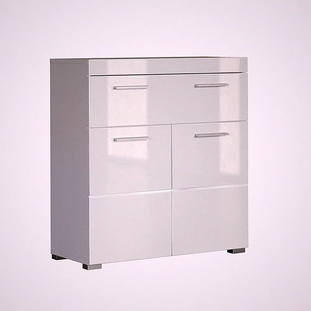 Trendteam Smart Living Amanda Badezimmerschrank, Weiß 73 x 79 x 103 cm