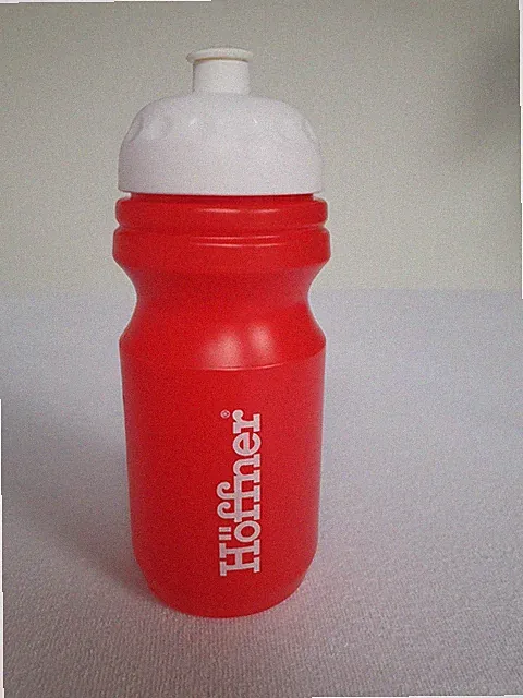Trinkflasche / Radl Flasche vom Möbelhaus Höffner / 0,5 L - rot - OVP