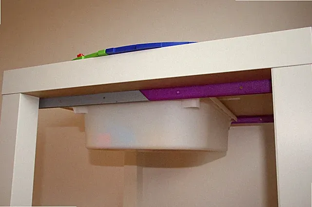Trofast Halterung z.B. für IKEA Lack oder beliebiger Schrank, freie Farbwahl, 3D