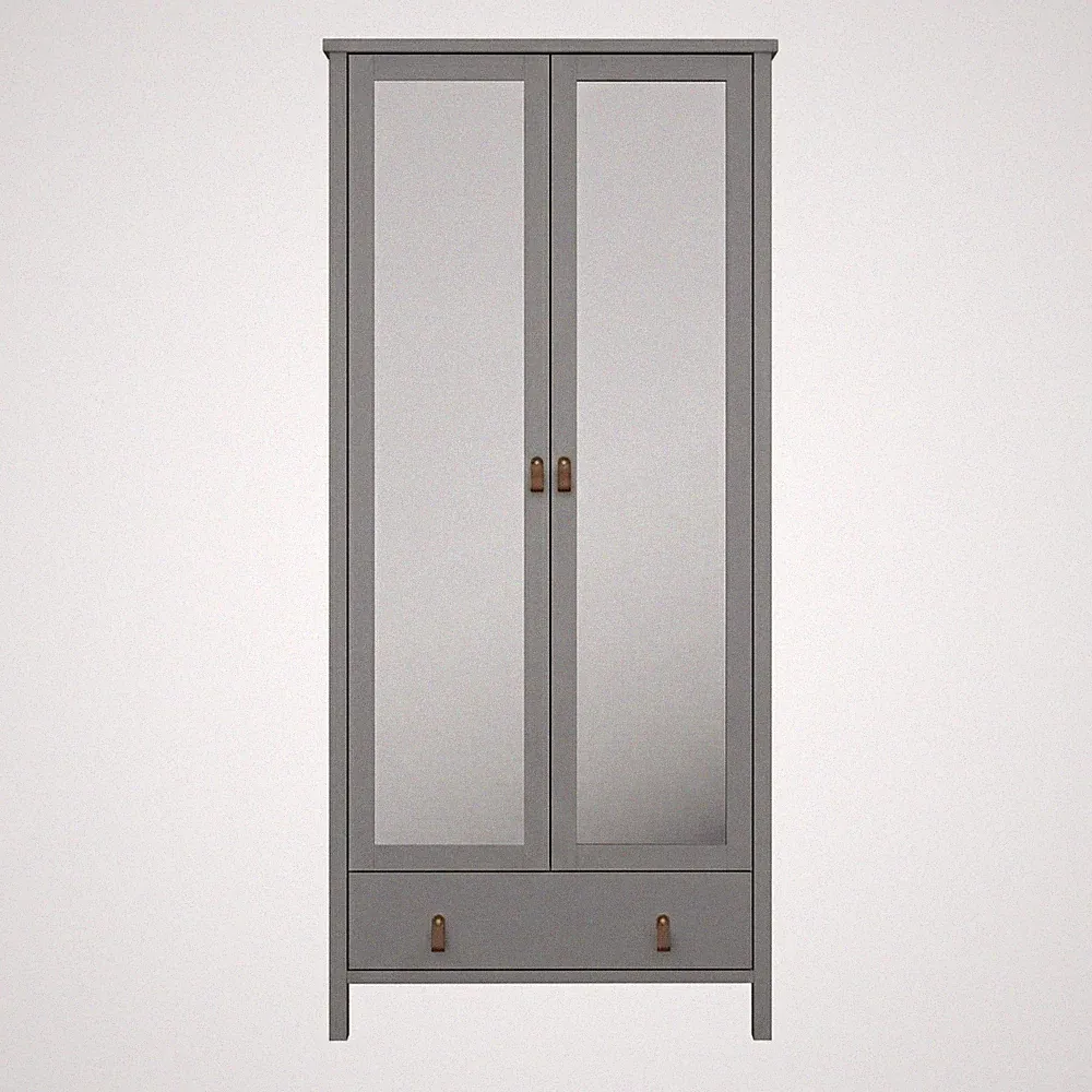 Trone Spiegel Kleiderschrank H195xB89xT50 MDF skandinavisch-clean Flur passt zu
