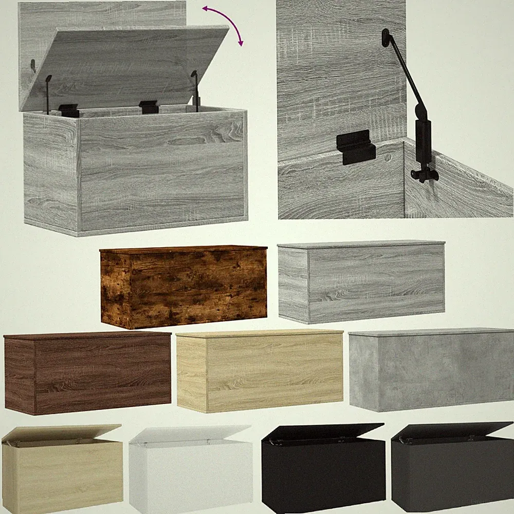 Truhe Aufbewahrungsbox Holzwerkstoff Aufbewahrungshocker Couchtisch Sitzbank