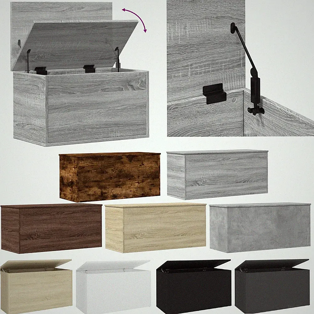 Truhe Aufbewahrungsbox Holzwerkstoff Aufbewahrungshocker Couchtisch Sitzbank