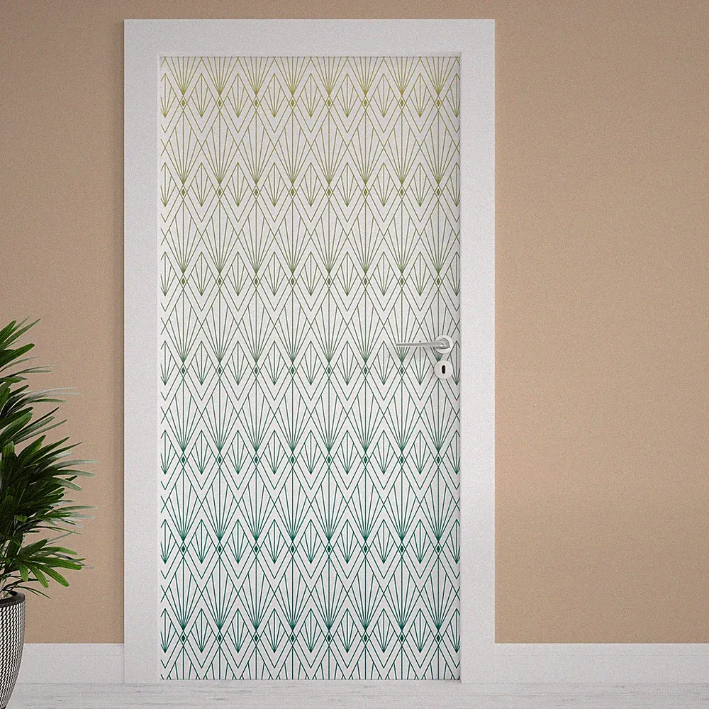 Türfolie "Art Deco" 90x200cm Türposter Deko Aufkleber Folie Tapete TF02-37
