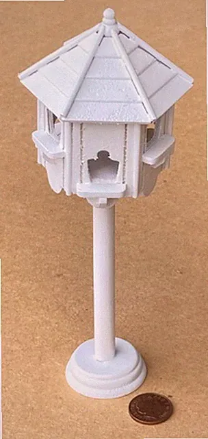 Tumdee Puppenhaus Holz Taubenschlag Stehend Weiß Gemalt 1:12 Garten Patio-Möbel