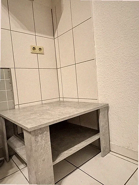 TV-Board Grau Weiß + kleiner Wohnzimmertisch – Set